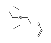 2-ethenylsulfanylethyl(triethyl)silane Structure
