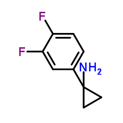 1-(3,4-Difluorphenyl)cyclopropanamin Structure