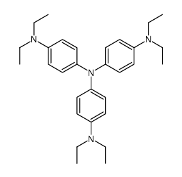 三[4-(二乙胺基)苯基]胺结构式