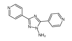 3,5-dipyridin-4-yl-1,2,4-triazol-1-amine结构式
