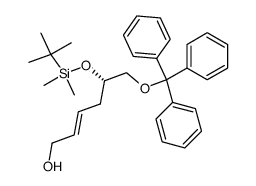 (2E,5S)-5-(tert-butyldimethylsilyloxy)-6-(trityloxy)hex-2-enol Structure