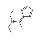Ethanamine, 1-(2,4-cyclopentadien-1-ylidene)-N,N-diethyl- (9CI) structure