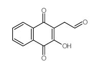 2-(1-hydroxy-3,4-dioxo-naphthalen-2-yl)acetaldehyde picture