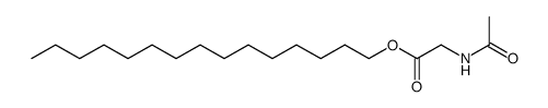 N-acetyl-glycine pentadecyl ester结构式