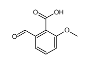 2-formyl-6-methoxybenzoic acid结构式