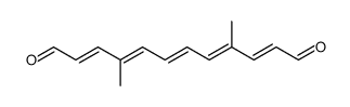 (E)-4,9-dimethyl-2,4,6,8,10-dodecapentaene-1,12-dial structure