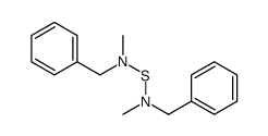 N-[benzyl(methyl)amino]sulfanyl-N-methyl-1-phenylmethanamine Structure