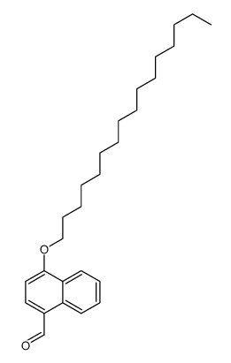 4-hexadecoxynaphthalene-1-carbaldehyde Structure