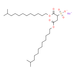 sodium 1,4-diisotridecyl sulphonatosuccinate结构式