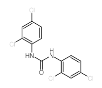 1,3-bis(2,4-dichlorophenyl)urea结构式