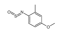 4-methoxy-2-methyl-1-(sulfinylamino)benzene结构式