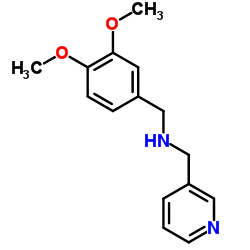 1-(3,4-Dimethoxyphenyl)-N-(3-pyridinylmethyl)methanamine结构式
