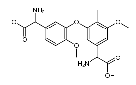 di-O-methylated ristomycinic acid结构式