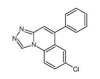 7-chloro-5-phenyl-[1,2,4]triazolo[4,3-a]quinoline Structure