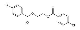 1,2-bis-(4-chloro-benzoyloxy)-ethane Structure
