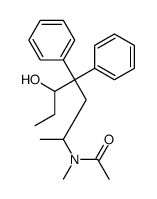 N-(5-hydroxy-4,4-diphenylheptan-2-yl)-N-methylacetamide结构式