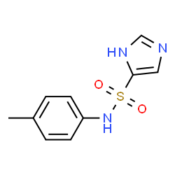 1H-Imidazole-4-sulfonamide,N-(4-methylphenyl)-(9CI)结构式