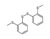 1-methylsulfanyl-2-[(2-methylsulfanylphenyl)disulfanyl]benzene结构式