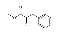 methyl α-chloro-β-phenylpropionate Structure