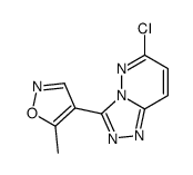 4-(6-chloro-[1,2,4]triazolo[4,3-b]pyridazin-3-yl)-5-methyl-1,2-oxazole Structure