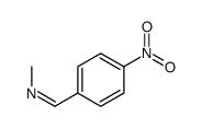 N-methyl-1-(4-nitrophenyl)methanimine结构式