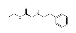 (2S)-ethyl 2-((1-phenylpropan-2-yl)amino)propanoate Structure