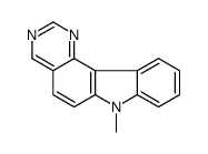7-methylpyrimido[5,4-c]carbazole结构式