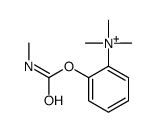 trimethyl-[2-(methylcarbamoyloxy)phenyl]azanium Structure