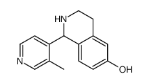 6-Isoquinolinol,1,2,3,4-tetrahydro-1-(3-methyl-4-pyridinyl)-(9CI) structure