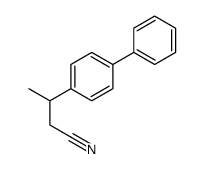 3-methyl-(1,1'-biphenyl)-4-propionic acid nitrile结构式