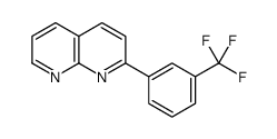 2-[3-(trifluoromethyl)phenyl]-1,8-naphthyridine Structure