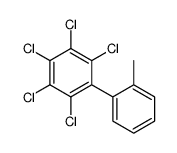 1,2,3,4,5-pentachloro-6-(2-methylphenyl)benzene Structure