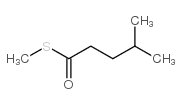 S-methyl 4-methyl pentane thioate structure