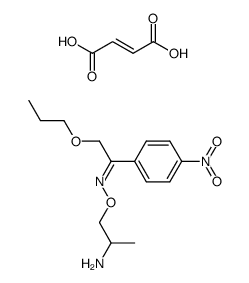 4'-Nitro-2-propoxyacetophenone O-(2-aminopropyl) oxime fumarate结构式