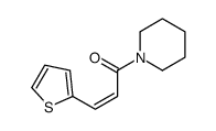 1-piperidin-1-yl-3-thiophen-2-ylprop-2-en-1-one结构式