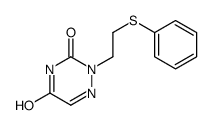 2-(2-phenylsulfanylethyl)-1,2,4-triazine-3,5-dione Structure