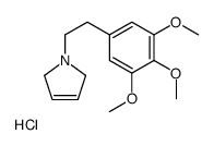 1-[2-(3,4,5-trimethoxyphenyl)ethyl]-2,5-dihydropyrrole,hydrochloride Structure