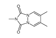 2,6,7-trimethyl-[1,2,4]triazolo[1,2-a]pyridazine-1,3-dione结构式