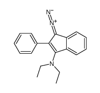 3-diazo-N,N-diethyl-2-phenylinden-1-amine Structure
