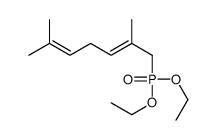 1-diethoxyphosphoryl-2,6-dimethylhepta-2,5-diene Structure