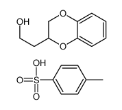 2-(2,3-dihydro-1,4-benzodioxin-3-yl)ethanol,4-methylbenzenesulfonic acid结构式