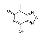 4-methyl-[1,2,5]thiadiazolo[3,4-d]pyrimidine-5,7-dione结构式