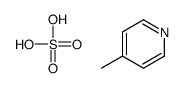 4-methylpyridine,sulfuric acid结构式
