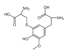 (2S)-2-amino-3-[3-(2-amino-2-carboxyethyl)sulfanyl-4-hydroxy-5-methoxyphenyl]propanoic acid Structure