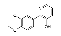 2-(3,4-dimethoxyphenyl)pyridin-3-ol结构式