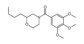 2-Butyl-4-(3,4,5-trimethoxybenzoyl)morpholine Structure