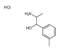 [1-hydroxy-1-(3-methylphenyl)propan-2-yl]azanium,chloride Structure