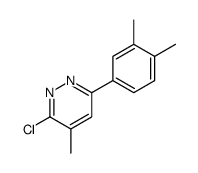 3-chloro-6-(3,4-dimethylphenyl)-4-methylpyridazine结构式
