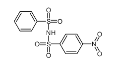 4-Nitro-N-(phenylsulfonyl)benzenesulfonamide结构式