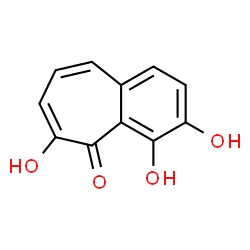 6H-Benzocyclohepten-6-one, 3,4,5-trihydroxy- (9CI)结构式